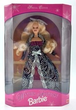 1996 Winter Fantasy Barbie Puppe (Blond) / Mattel 17249 / NrfB, Ovp beschädigt