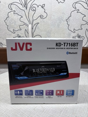 Jvc t716bt autoradio aux - jvc, cd