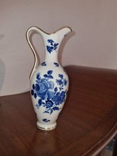 Henkelvase Bavaria Waldershof echt Cobald und echt Gold 25 cm hoch