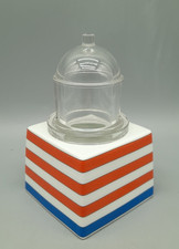 Rosenthal Il Faro Aldo Rossi Zuckertopf 1. Wahl blau rot Zuckerdose