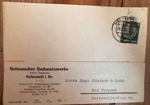 Helmstedter dachsteinwerke - helmstedter,