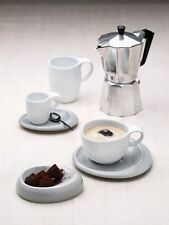 Kahla TAO 6 x Espresso Tasse 0,10 Ltr. mit Untertasse Neuware  weiß Mokka  Tasse