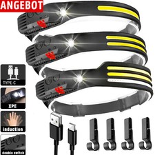 LED Stirnlampe COB Kopflampe