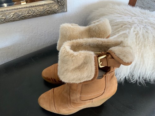 Zara stiefeletten mit fell - mit, gr
