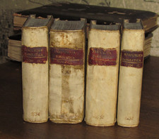 1630 HISTORY OF THE HANSEATIC STATES by WERDENHAGEN 4 VOLS LATIN DANZIG HAMBURG