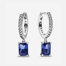 creolen mit anhänger silber