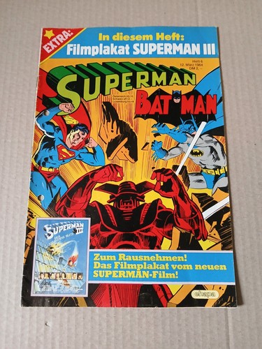 Superman batman heft 1984 - superman,
