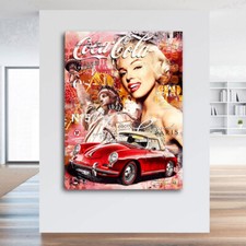 Pop Art Leinwandbild Marilyn