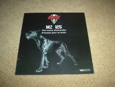 original MZ 125 RT SM SX Export Prospekt Motorradwerk Zschopau Frankreich MuZ