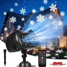 LED Laser Projektor Garten Licht Beleuchtung Party Weihnachtsdeko Außen Innen DE