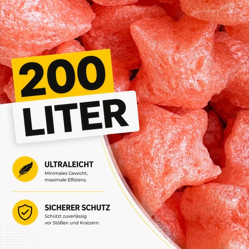 Verpackungschips stern оrange - verpackungschips,