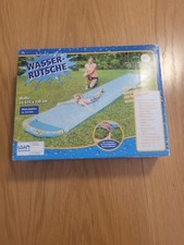 Wasserrutsche mit Sprinkleranlage Kinder Garten Wasserspielzeug Wasserbahn 6,15m