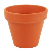 Blumentopf Ton Terrakotta 2er Set Ø8cm