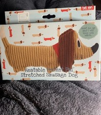 HEIZBARER POCKET PAL WURST DASCHUND HUND GEBISSEN - HANDWÄRMER - TRAGBAR REISEN