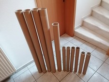 11 leere Papprollen