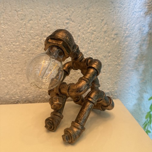 Steampunk tischlampe roboter - steampunk,