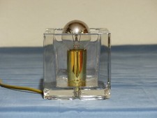 Tischlampe in Würfel Optik von Nachtmann Kubus Design Klassiker 70er vintage