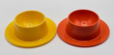 2 Eierbecher, Kunststoff, 70er