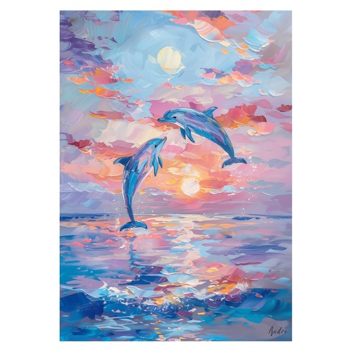 Delfin sonnenuntergang - delfin,