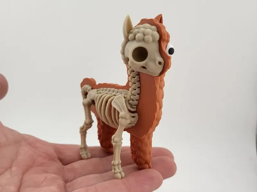 Sweety lama mini figur skelett - mini,