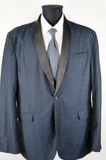 Smog dunkelblau-schwarzes Sakko Gr.XXL Polyester Viskose Top Zustand