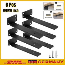 6x Schwerlast Regalhalter