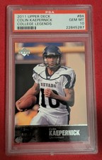 2011 Upper Deck Football Colin Kaepernick College Legends Rookie Auto PSA 10