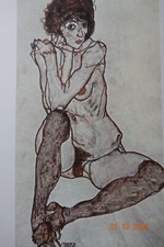 Egon Schiele Lithographie