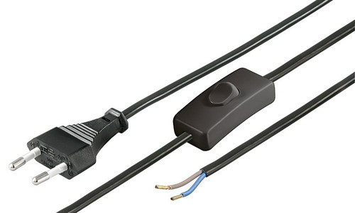 Euro netzkabel mit schalter - euro,