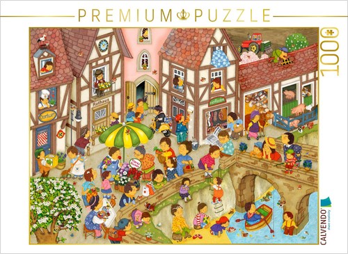 Calvendo puzzle mein dorf - dorf, im