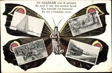Schmetterling Ak Haarlem Nordholland Niederlande, Segelboot,... - 11460017