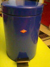 Wesco Treteimer Mülleimer, Blau, Neu