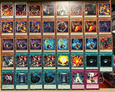 Yu-Gi-Oh! Resonator, Rotdrachen Deck - Top Zustand, Deutsch - Englisch