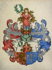 FAMILIENWAPPEN MARTIUS DRUCK