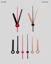 Zeigersatz 50 mm Alu schwarz