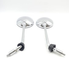Spiegel Satz links rechts für Piaggio Vespa LX 50 125 150 Chrom Rückspiegel Set