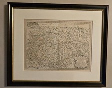 Antike Landkarte „Haute Saxe