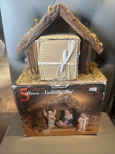 Vintage weihnachtskrippe - vintage,