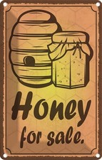 Blechschild 30x20 cm Honey for