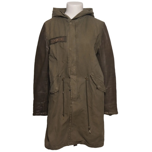 Camouflage couture parka - camouflage, couture,