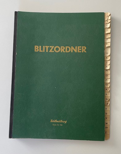Rarität blitzordner mappe - rarität,,