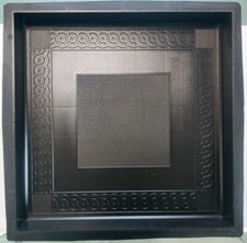 Gießform für Terrassenplatten mit Randverzierung  40x40x5 cm, Betonform