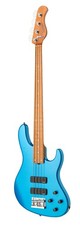 SADOWSKY 24-Fret Modern Bass, Roasted Maple FB, 4-String - Solid Ocean Blue Meta