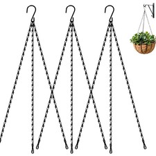 Blumenampel Ketten 3er-Set