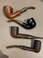 Konvolut 4 Pfeifen Tabakpfeifen Bruyere Briar beraucht Savinelli Cadet, Adsorba