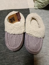 MUK LUKs® Damen-Hausschuh gefüttert rutschhemmende Sohle Gr 37-38