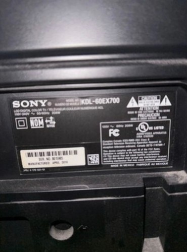 Sony bravia kdl - sony, kdl-60ex700