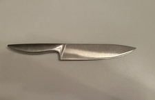 Kochmesser Edelstahl massiv Klingenlänge ca. 20 cm