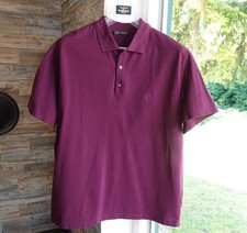 VERSACE POLO SHIRT XXL poloshirt gianni donatella cotton xl 2xl plum purple