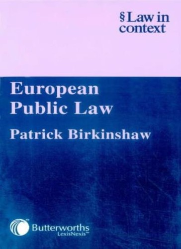 European public law - european, (law